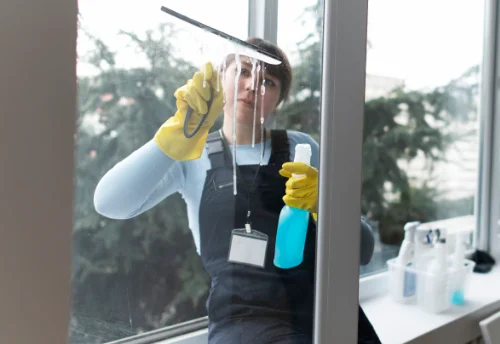 Nettoyage de vitres intérieures et extérieures à la Chapelle-Orthemale